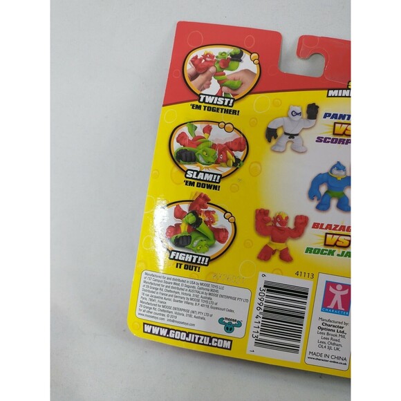 HEROES OF GOO JIT ZU MINIS BLAZAGON VS ROCK JAW 2 PACK NIB MOC - Picture 6 of 9